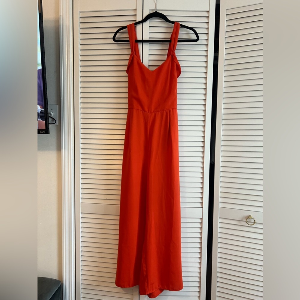 Mango red orange jumpsuit! New with tag